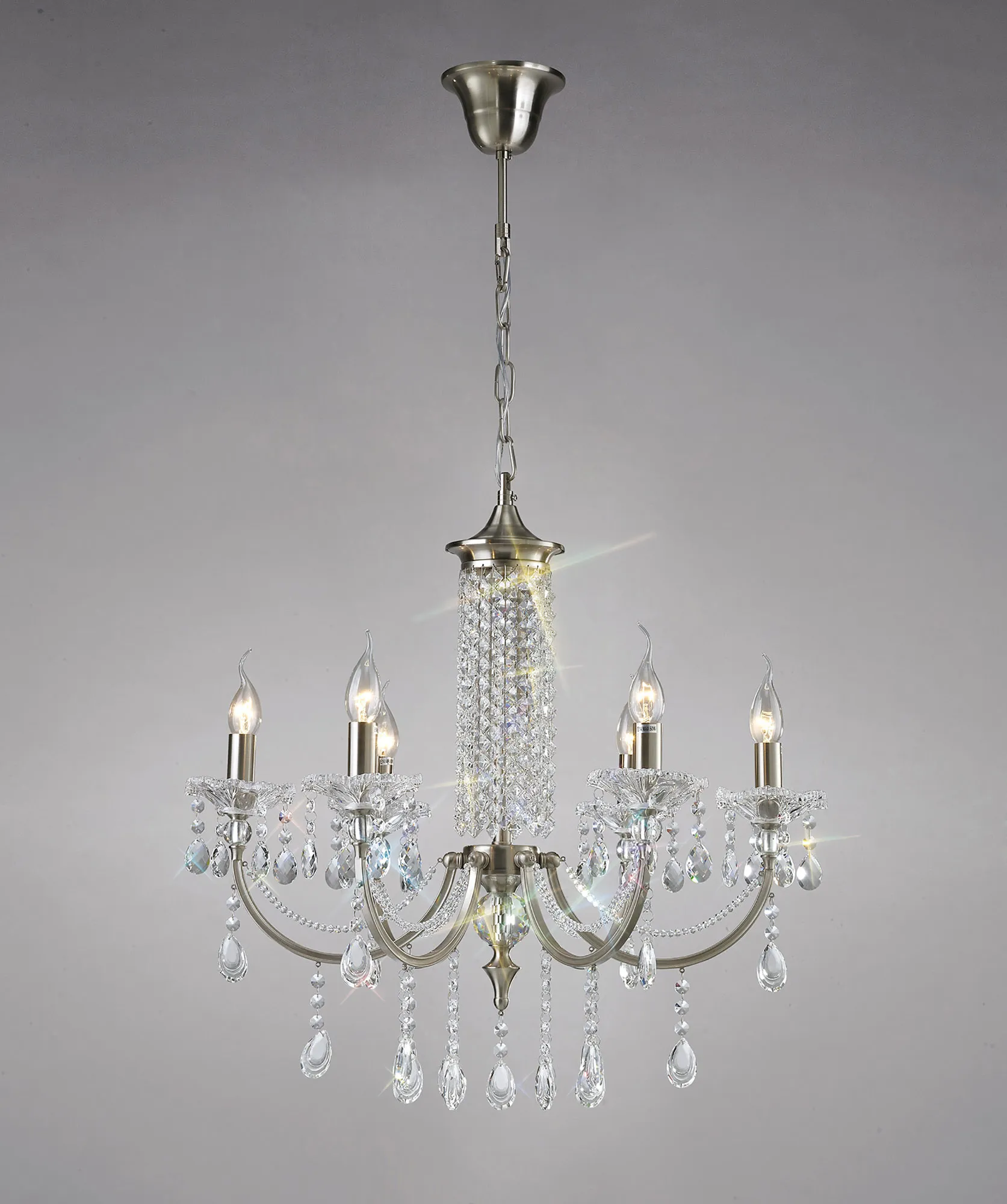 IL32086  Leana Crystal Pendant 6 Light